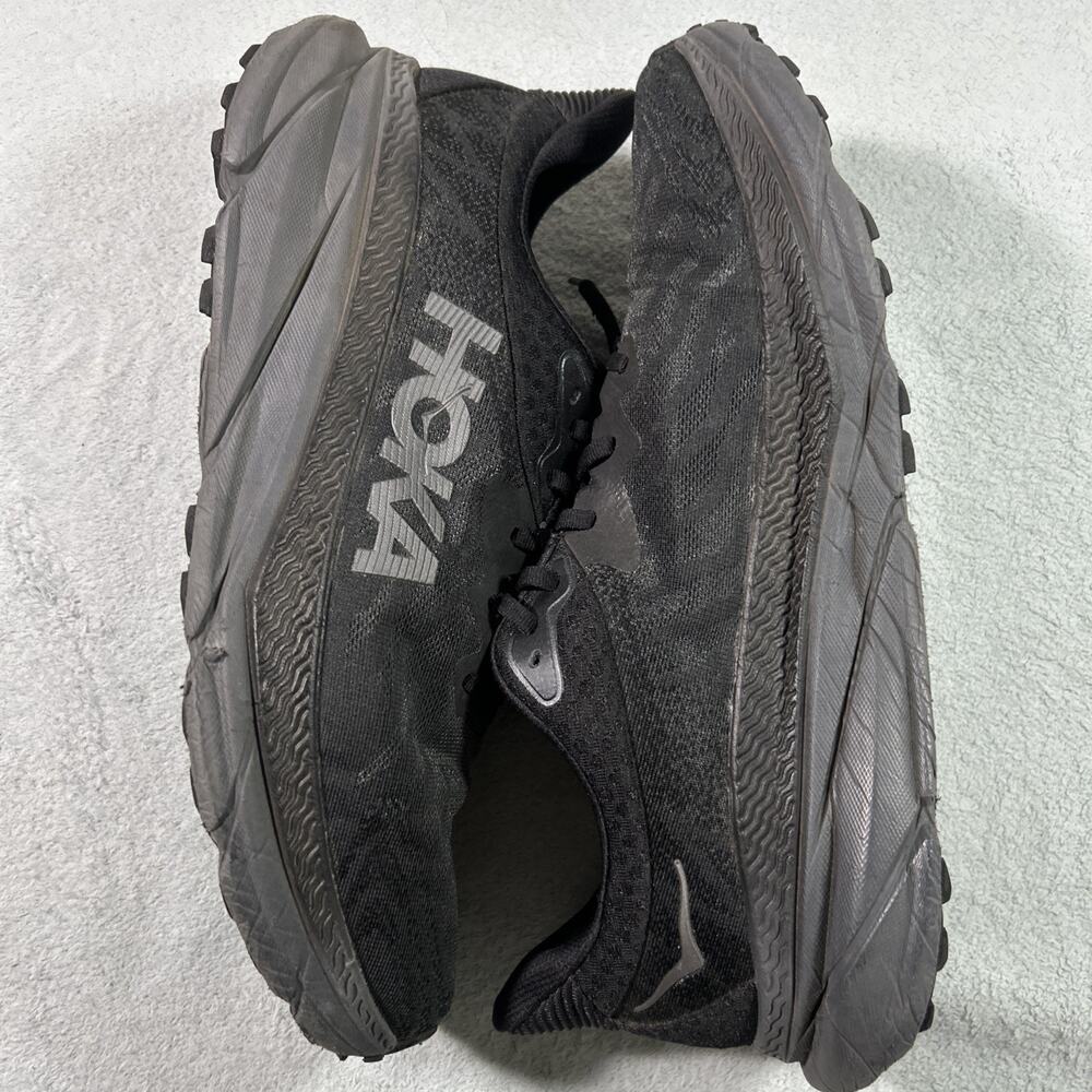 HOKA Challenger ATR 7 Black Trail Shoes Mens 14 D Hiking Trailhead Wide Gym